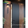 Custom Modern Black Aluminum Pivot Door: Competitive Pricing and Enhanced Security for Your Entry