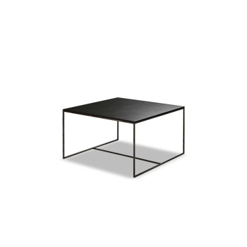 黒の正方形のコーヒーテーブル
