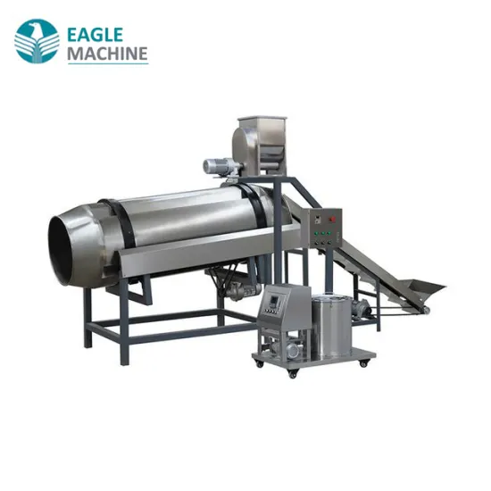 Snack Food Seasoning Machine: Steel Drum Flavoring Coating Line