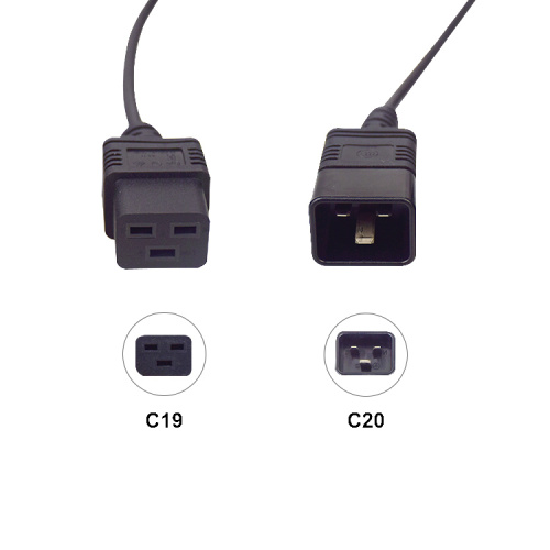 Cable de alimentación de alta calidad de 2m C19 a C20