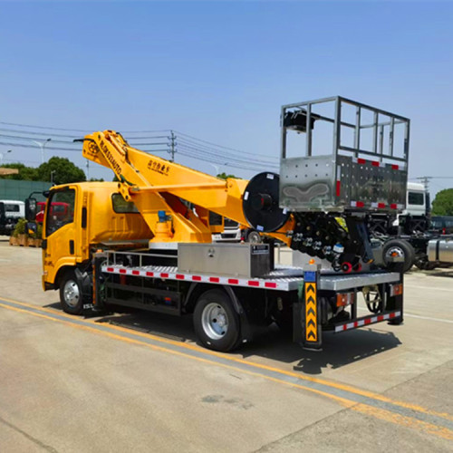 32 -метровая телескопическая воздушная транспортная машина Isuzu 32 метра