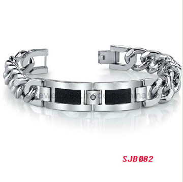 Hot Sale Fashion Men's 316L Stainless Steel Bracelet (SJB082)