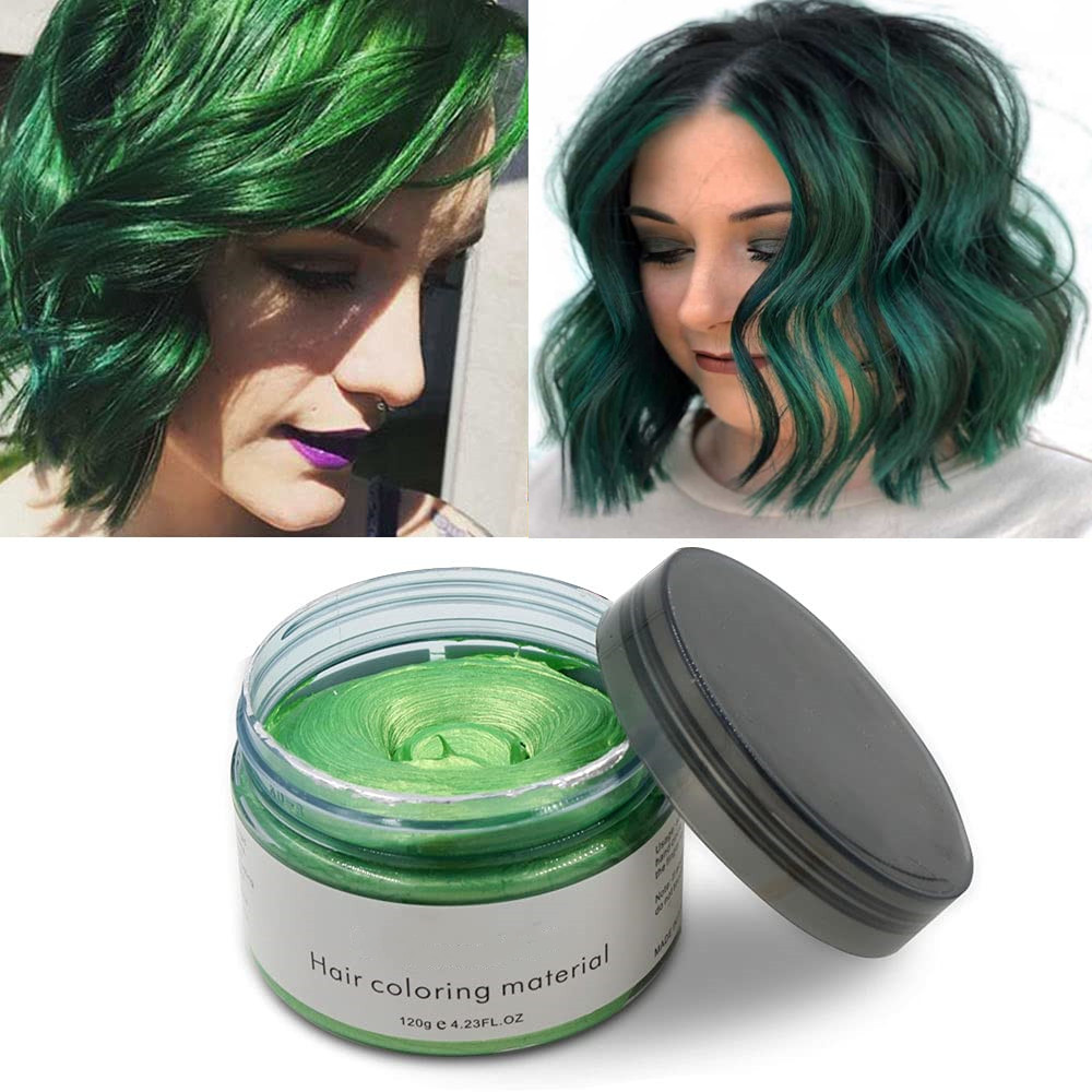 Non allergic washable temporary hair color wax