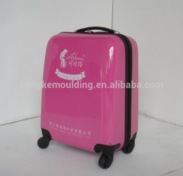 cabin size customized printing abs travel trolley bag