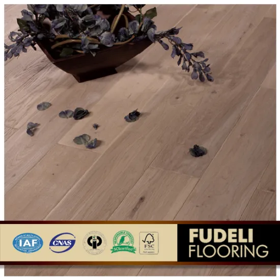 Formaldehyde E1 grade FSC Certified Unique design 3-ply engineered hardwood flooring