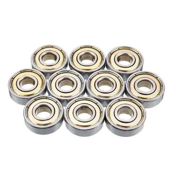 10pcs 608ZZ Heavy Metal Skateboard Scooter Deep Groove Ball Wheel Bearings Chrome Steel Bearing 8mm ID 22mm OD