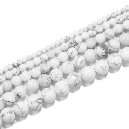 Natural White Turquoise Jewelry White Turquoise Loose Beads
