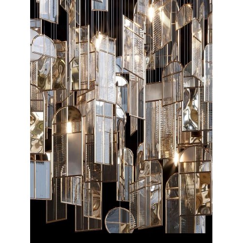 Customizable Modern crystal chandelier pendant light