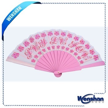 beautiful folding spanish wood hand fan
