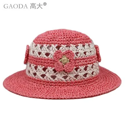 Wholesale kids sun hats straw hat for dolls