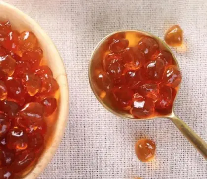 Brown sugar milk Jelly ball