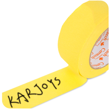 Removable Yellow Crepe Paper Masking Tape for Car Painting