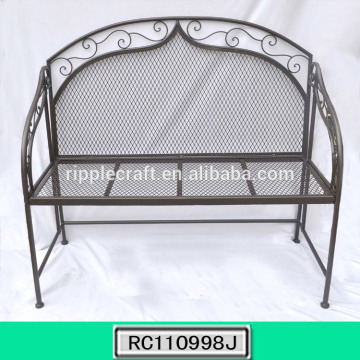 Hot Selling Outdoor Furniture Antique Wrought Iron Bench