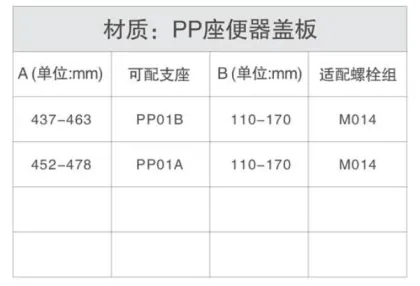 High Quality PP Toilet Cover