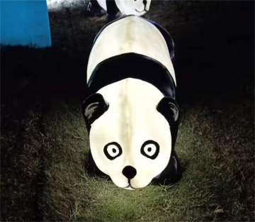 Cartoon Panda C Licht