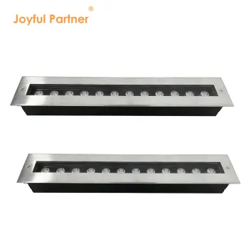IP67 12W/24W LED Linear Underground Lamp RGB DMX Road Pavement Light