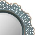 Decorative Round Metal Lace Wall Mirror