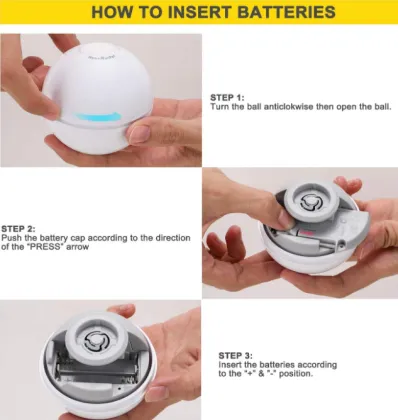 Smart Interactive Cat Toy Ball with Bell