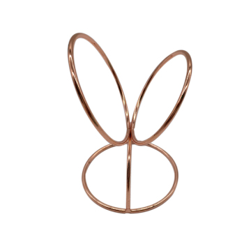 Makeup Blender Sponge Holder 3-circles Round Rose Gold