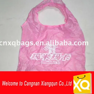 Eco polyester folding shopping bag