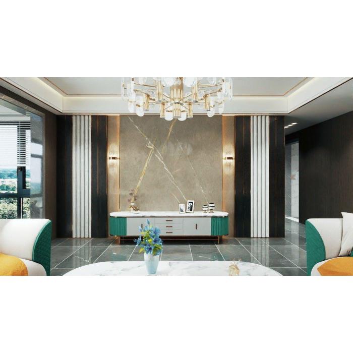 Mudah dibersihkan lembaran marmar UV yang rendah dan kecantikan yang tahan lama