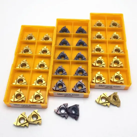 16ER AG60 16IR AG60 VP15TF UE6020 US735 thread turning tool carbide insert CNC milling cutter slotting cutter MMT 16ER 16IR