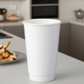 Copos de café biodegradáveis ​​personalizados de 22 onças e 90 mm