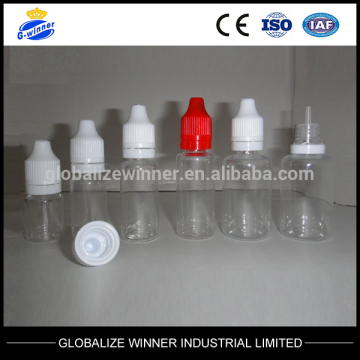 20ml clear plastic bottle with screw cap,childproof cap,pet bottle for eye drops