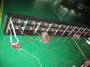 P12 12mm 6944 Dots / M2 Scrolling Message Electronic Mono Color Led Display