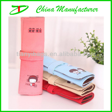 2014 Vintage canvas stationary pencil cases pencil bags