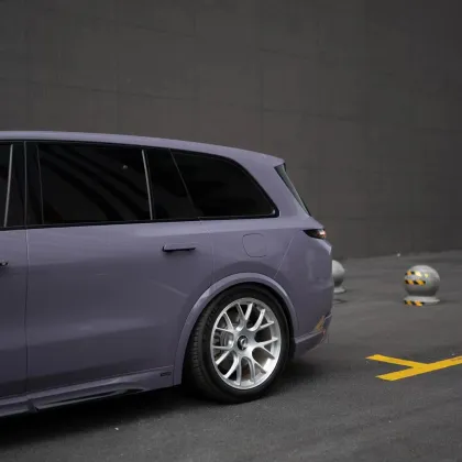 Glossy Provence Purple car wrap