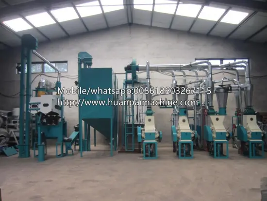 Flour milling machine 15 ton per day maize corn grain rice flour milling machine