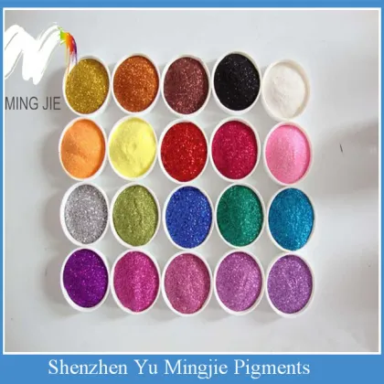 Glitter Powder Used For Nail Polish Cosmetics