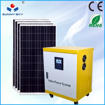 5kw quality mobile solar power system lithium ion battery solar generator made in China