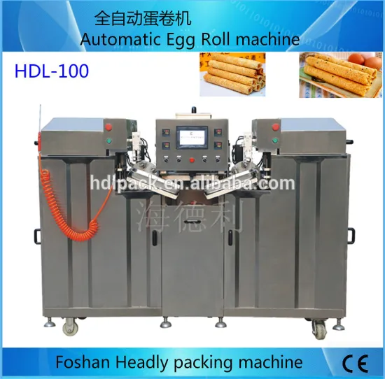 Factory supply egg rolls making and filling machine with Engineers oversea service