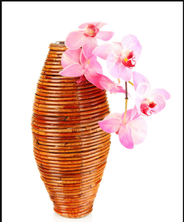 Bamboo vases for living room decoration