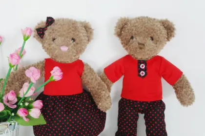 Plush Toys Bear Valentine Day