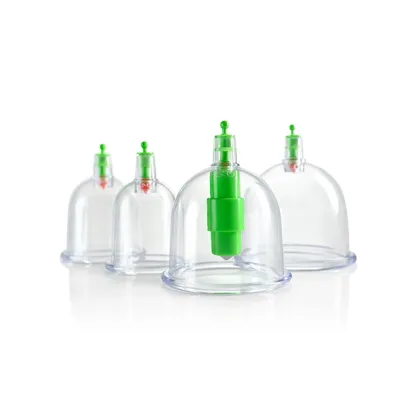 plastic Vacuum Cupping with massage cupping cups