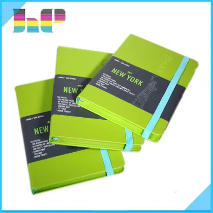 Personalized Notebook agenda printing with elastic and jacket