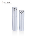 Slim 15 ML Luxury Silver Plastic Bottles