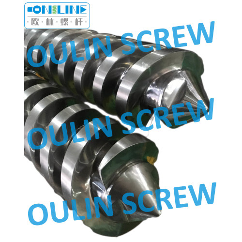 Bimetallic Bausano 125mm Twin Parallel Screw and Barrel for PVC+ABS Pelleting/ Granulating