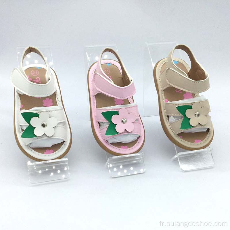 NOUVELLES SANQUALES DE CHAUSSURES BABY SHOPS GIRL PU