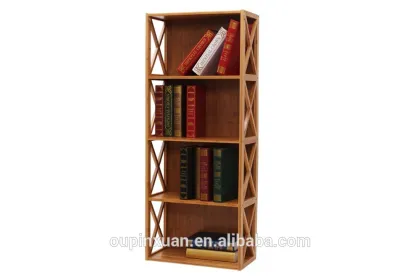 New design movable bamboo bookcase for office furniture