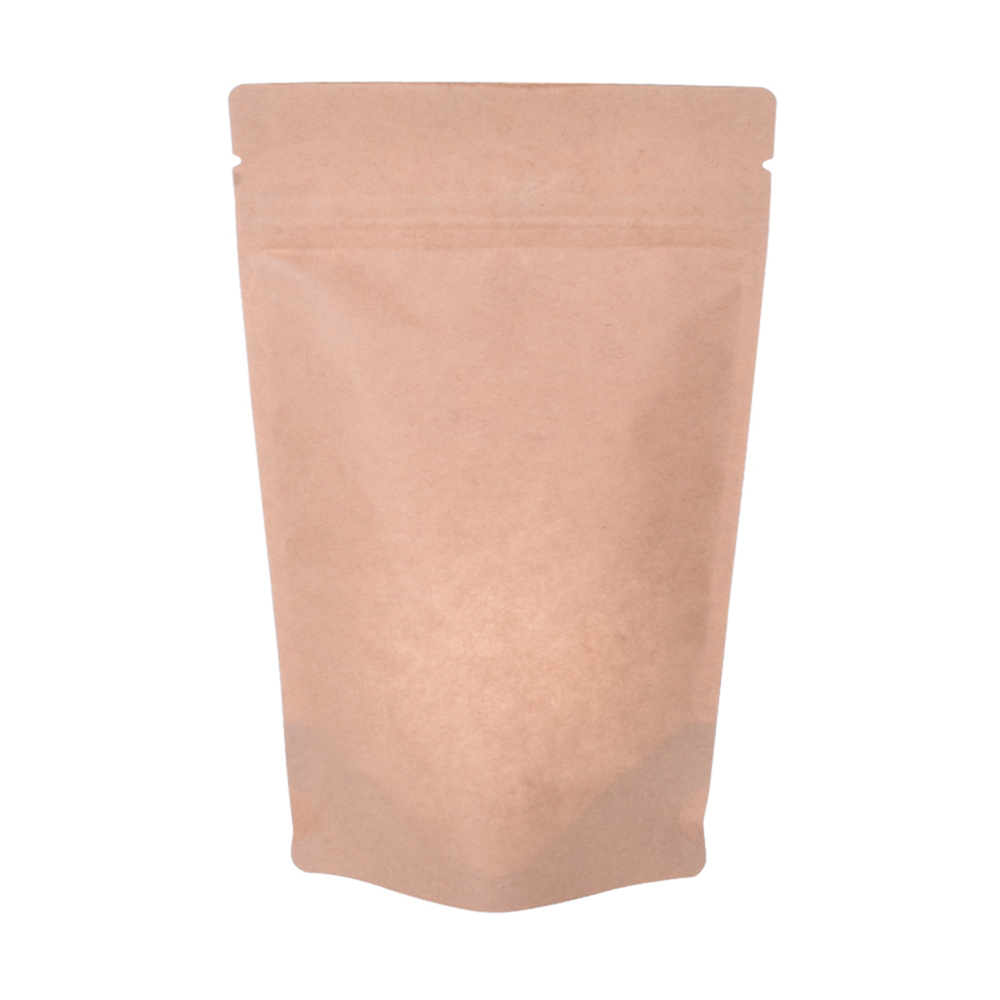 444Window And Zipper Kraft Paper Bag