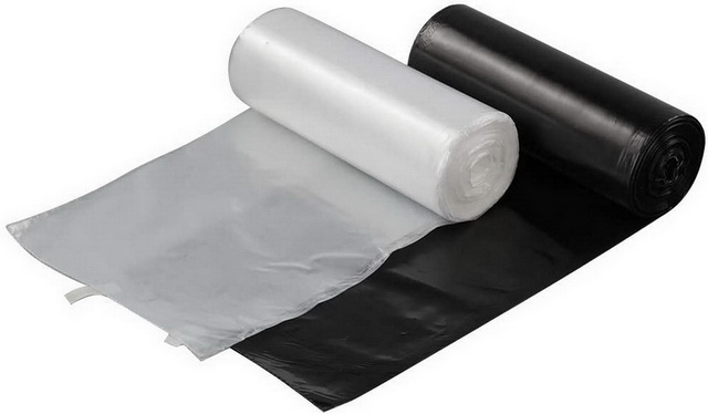 Custom PE Plastic Polythene Trash Bags For Garbage Packing