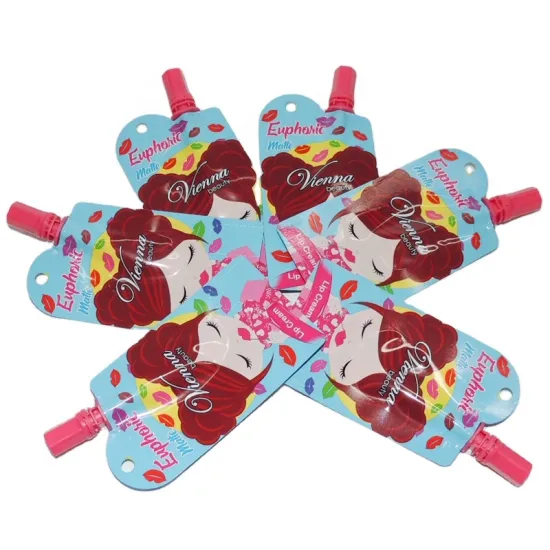 Portable Lips Gloss Beauty Bag: Plastic Pouch for Makeup & Skincare Storage