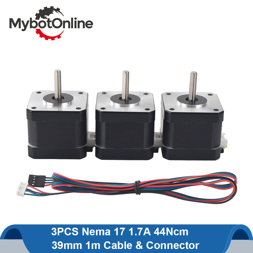 Nema 17 Stepper Motor 42 Motor Nema17 Stepping Motor 38mm 42BYGH 1.7A Step Motor 4-lead for CNC 3D Printer