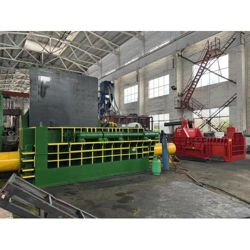 Automatic Metal Scraps Steel Aluminum Copper Shavings Baler