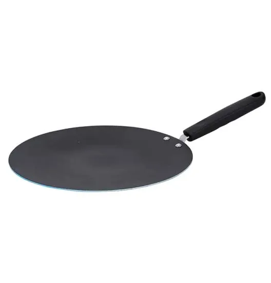 Non-Stick Aluminum Dosa Tawa Pan for Pancakes, Crepes, and Induction Cooking