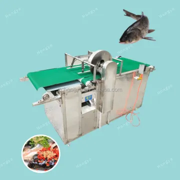 Automatic Calamari Fish Head Tail Removal Machine